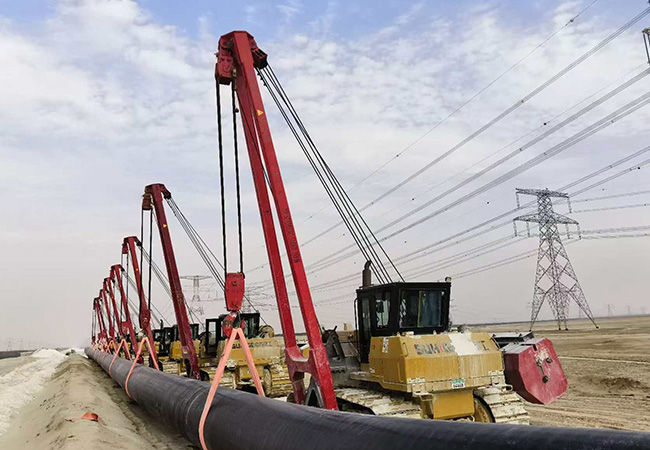 SUHIGO Crawler Pipelayer Performs Excellently at UAE Construction Site